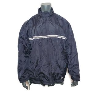 Reebok Men's Black Athletic Windbreaker Size XL